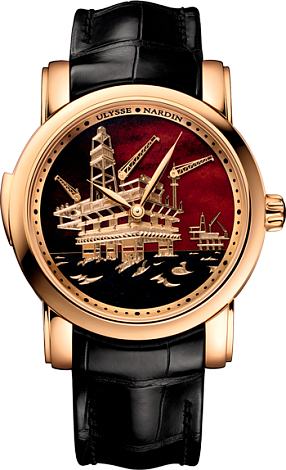 Review Ulysse Nardin 736-61 / E2-OIL Complications North Sea Minute Repeater replica watch - Click Image to Close